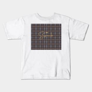 Sassenach Pattern Kids T-Shirt